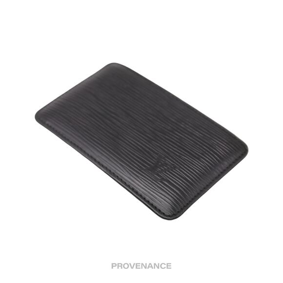 🔴 Louis Vuitton MALLETIER Card Holder Wallet - Black Epi - Picture 4 of 7